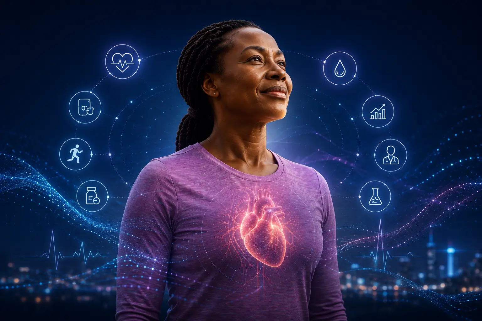 Cardiovascular health monitoring and connected patient care